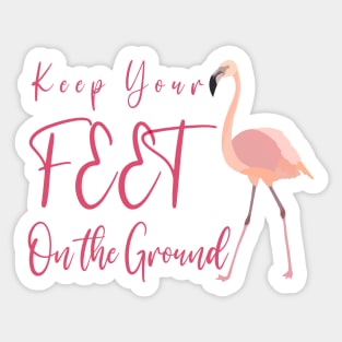 Pink Flamingo Sticker